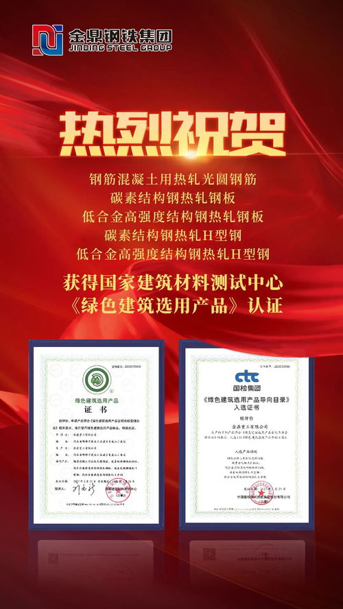 金鼎钢铁集团产品荣获国家绿色建筑选用产品认证并深化OCP培训体系